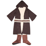 BFJFY Halloween Cosplay Costumes Star Wars Jedi Cloak Hooded Robe Cloak Cape - BFJ Cosmart