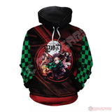 Demon Slayer: Kimetsu no Yaiba 3D sweater anime cospaly jacket Halloween costumes - BFJ Cosmart
