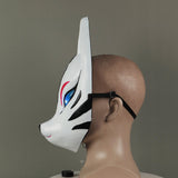 Fortnite Fox Kitsune Animal Mask Adult Unisex Masquerade Helmet Halloween props - BFJ Cosmart