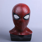 Avengers:Infinity War Cosplay Iron Spiderman Latex Full Head Breathe Mask For Cosplay Helloween Party - BFJ Cosmart
