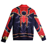Avengers:Infinity War Iron Spiderman Jacket Cosplay Costume Baseball Coat 3D Sports Clothes - BFJ Cosmart