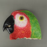 Halloween Parrot Head helmet Cosplay Animal Bird Full Head Party Masquerade Halloween Party Latex helmet Prop - BFJ Cosmart