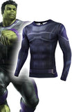 Avengers 4: endgame Hulk Clothes Marvel Long/Short Sleeve T-Shirt Tights - BFJ Cosmart