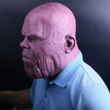 Avengers: Infinity War Cosplay Thanos Mask Full Head Latex Superhero Costume Halloween Party - BFJ Cosmart