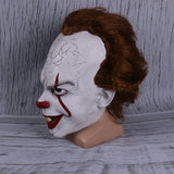 Stephen King's It Mask Pennywise Costume Joker Mask Tim Curry Horror Masks Cosplay Halloween - BFJ Cosmart