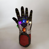 Avengers 4 Endgame Iron Man Infinity Gauntlet Cosplay Arm Thanos Latex Gloves ed Light Superhero Gloves Party Props - BFJ Cosmart