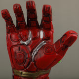 2019 Avengers 4 Endgame Iron Man Infinity Gauntlet Cosplay Arm Thanos Red Latex Gloves Led Light Superhero Gloves - BFJ Cosmart