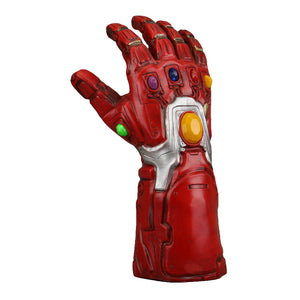 2019 Avengers 4 Endgame Iron Man Infinity Gauntlet Cosplay Arm Thanos Red Latex Gloves Led Light Superhero Gloves - BFJ Cosmart