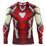 Avengers 4: endgame Iron Man Tony Clothes Marvel Long / Short Sleeve T-Shirt Tights - BFJ Cosmart