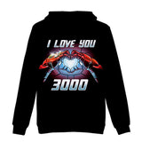 2019 new Avengers 4 :endgame I love you 3000 Iron Man loves you three thousand times hooded sweater - BFJ Cosmart