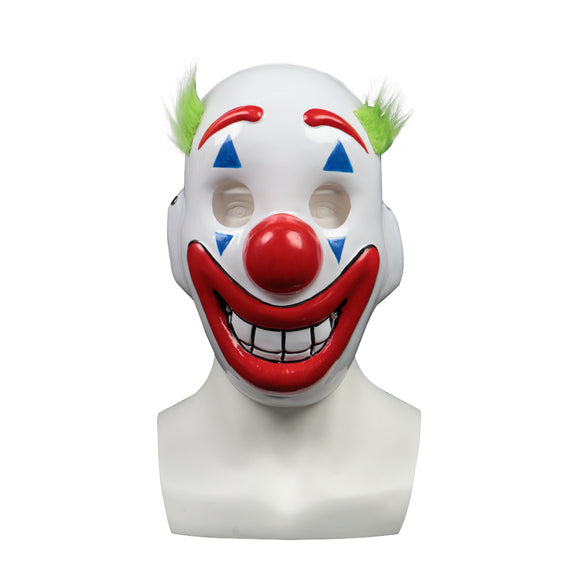 2019 Joker Pennywise Mask Stephen King Clown Cosplay Masks Green Hair Halloween Party Costume Prop - BFJ Cosmart