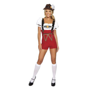 BFJFY Women Beer Stein Babe Lederhosen Bar Maid Fancy Dress Halloween Costume - BFJ Cosmart