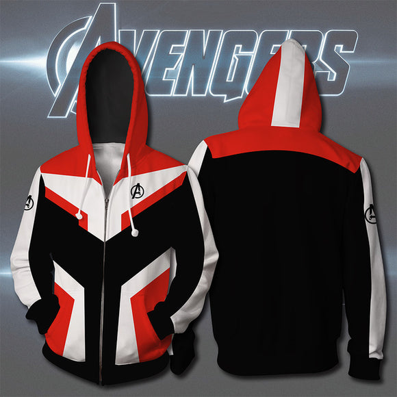Avengers Endgame Quantum Realm Sweatshirt Jacket Advanced Tech Hoodie Cosplay Costumes - BFJ Cosmart