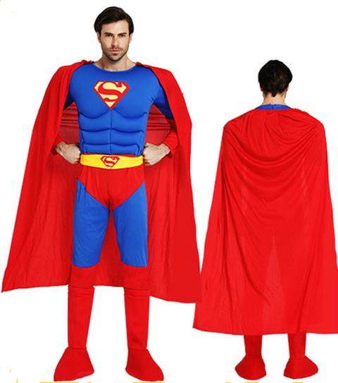 BFJFY Men's Halloween Superman Superhero Cosplay Costume - BFJ Cosmart