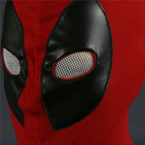 Deadpool Mask Breathable Fabric Faux Leather Full Face Mask Halloween Party Cosplay Prop - BFJ Cosmart
