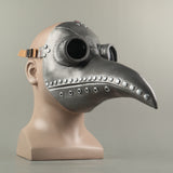 Plague Bird Doctor Cosplay Light gray Helmet soft PVC Halloween Party Porp - BFJ Cosmart