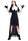 BFJFY Womens Dreadful Zombie Nuns Costume Halloween Cosplay Fancy Dress - BFJ Cosmart