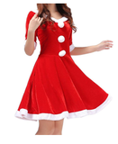 BFJFY Women Santa Claus Cosplay Costume Halloween Christmas Fancy Dress - BFJ Cosmart
