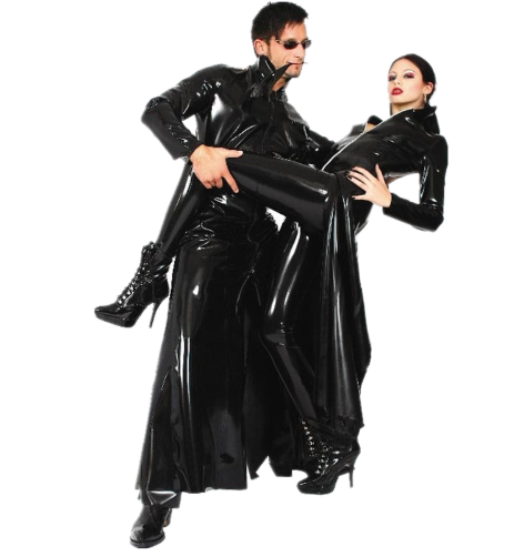 BFJFY Halloween The Matrix Spy Cosplay Costume Long Coat For Men And Women - BFJ Cosmart