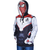 Avengers 4 Endgame Quantum Realm Sweatshirt Jacket Advanced Tech Hoodie Cosplay Costumes - BFJ Cosmart