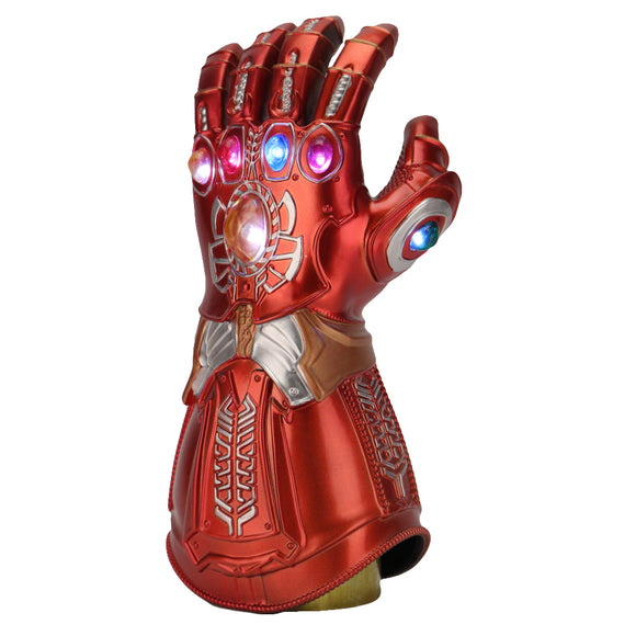 Avengers: Endgame Thanos Infinity Gauntlet Gloves Led Light Infinity War Red copper Glove Halloween Cosplay Props - BFJ Cosmart