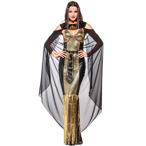 BFJFY Scintillating Exotic Scene Adult Women's Fantasitic Cleo Egyptian Queen Grand Party Costume - BFJ Cosmart