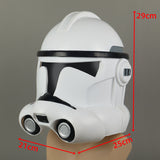 Star Wars The Clone Wars Clonetrooper Helmet Cosplay Full Head Sith Helmet PVC Star Wars Mask Prop - BFJ Cosmart