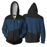 Star Trek 3D printed zipper hooded sports cospaly sweater coat costume - BFJ Cosmart