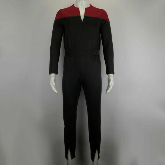 Star Trek Deep Space Nine Commander Sisko Duty Uniform Jumpsuit Cosplay Costumes - BFJ Cosmart