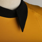 Star Trek Discovery Season 2 Starfleet Commander Female Gold Dresses Badge Set - BFJ Cosmart