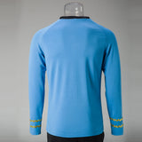 Cosplay Star Trek TOS The Original Series Kirk Shirt Uniform Costume Halloween Blue Costume - BFJ Cosmart