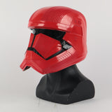New Star Wars 9 The Rise of Skywalker Sith Trooper Red mask Cosplay Halloween latex  Helmets Prop - BFJ Cosmart