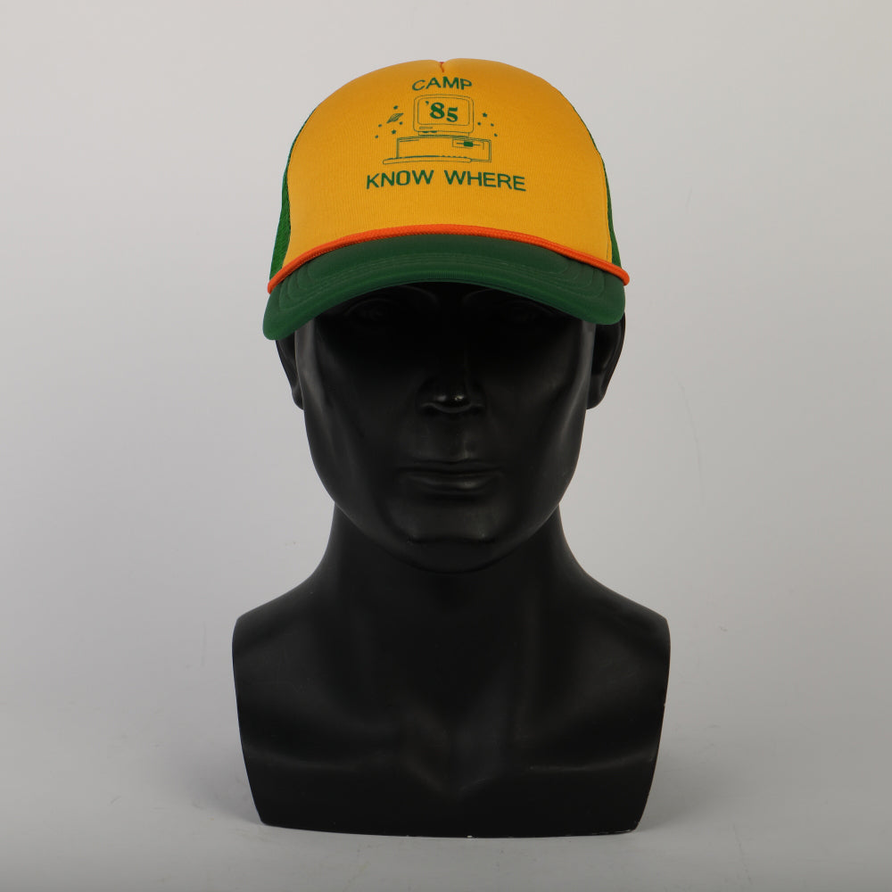 Strange Things Dustin Hat Retro Mesh Trucker Cap Yellow