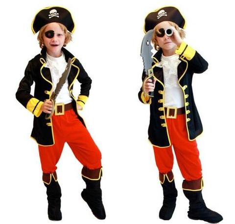 BFJFY Boy's Halloween Pirates Of The Caribbean Jack Cosplay Costume - BFJ Cosmart