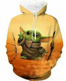 Star Wars The Mandalorian Sweater Baby Yoda Halloween Hoodies costume - BFJ Cosmart