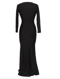 BFJFY Scary Bones Skull Long Dress Women's Halloween Cosplay Costume - BFJ Cosmart