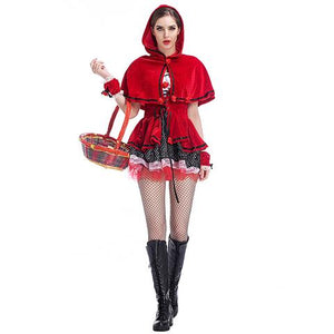 BFJFY Women Little Red Riding Hood Costume To A Halloween Party - BFJ Cosmart