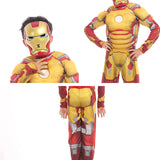 Halloween costume children cosplay Avengers Iron Man clothes mask suit For Kids - BFJ Cosmart
