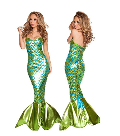BFJFY Women Sexy Halloween Party Cosplay Mermaid Dress - BFJ Cosmart
