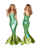BFJFY Women Sexy Halloween Party Cosplay Mermaid Dress - BFJ Cosmart