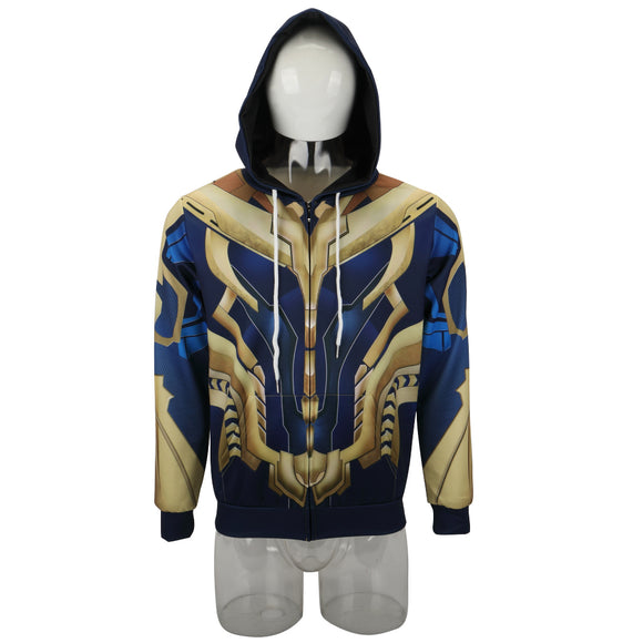 2019 Avengers: Endgame Thanos Hoodie Cosplay Costume Sweatshirts Jacket Coat Avengers Dressed Marvel Superhero - BFJ Cosmart