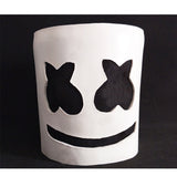 Electronic syllables marshmallow DJ headgear marshmello hood mask cos halloween party   props - BFJ Cosmart