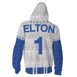 2019 Rocketman Elton John Dodgers Hoodie Zip Up Sweatshirt Jacket Cosplay Costume Men Women Cardigan - BFJ Cosmart