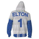 2019 Rocketman Elton John Dodgers Hoodie Zip Up Sweatshirt Jacket Cosplay Costume Men Women Cardigan - BFJ Cosmart