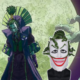 2018 Movie Batman Ninja Devil Joker Mask Cosplay Scary Joker Latex Helmet Prop Halloween Party - BFJ Cosmart