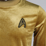 Star Trek TOS Captain Pike Kirk Top Shirt The Original Series Cosplay Uniform Halloween Costumes Man Adult - BFJ Cosmart