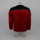 Star Trek The Next Generation Captain Picard Duty Uniform Jacket TNG Red Cosplay Costume Man Winter Coat Warm - BFJ Cosmart
