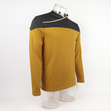 Star Trek TNG Captain Picard Red Uniform Top Jacket Voyager DS9 Yellow Cosplay Costumes Halloween Party Prop - BFJ Cosmart