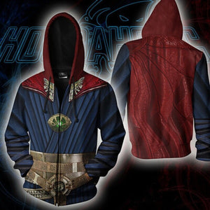 New Doctor Strange Costume Hoodies Sweatshirt Marvel Hero Steve Cosplay Hooded Jacket Coat Men Tops Zipper 3D Print - BFJ Cosmart