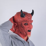 Game DIABLO 3 Boss Demon Belial Cosplay Prop Kids Adult Latex Mask Helmet Horn Headwear Gloves Paw Party Halloween Carnival Suit - BFJ Cosmart